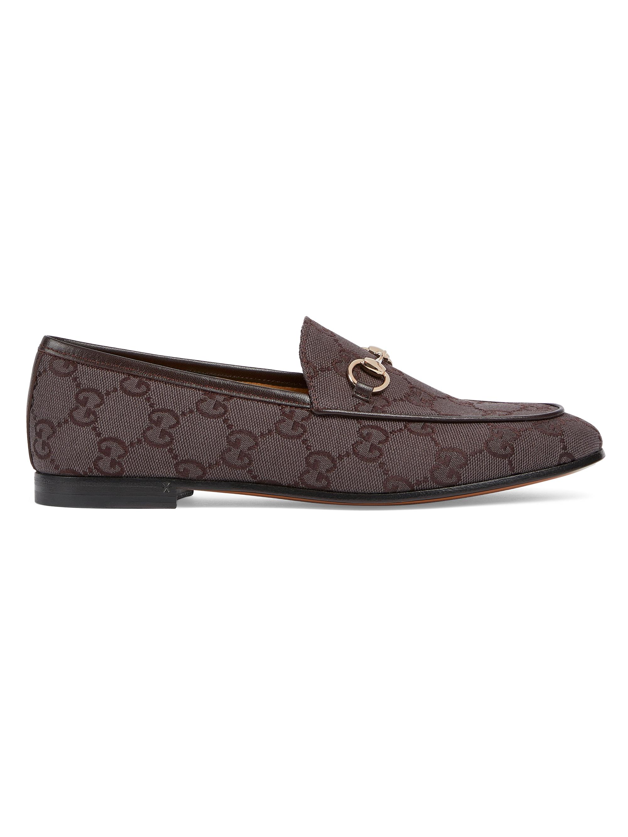 Gucci Jordaan Horsebit Suede Loafers | Saks Fifth Avenue