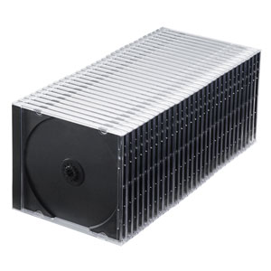 FCD-PN30BKN【Blu-ray・DVD・CDケース（30枚セット・ブラック