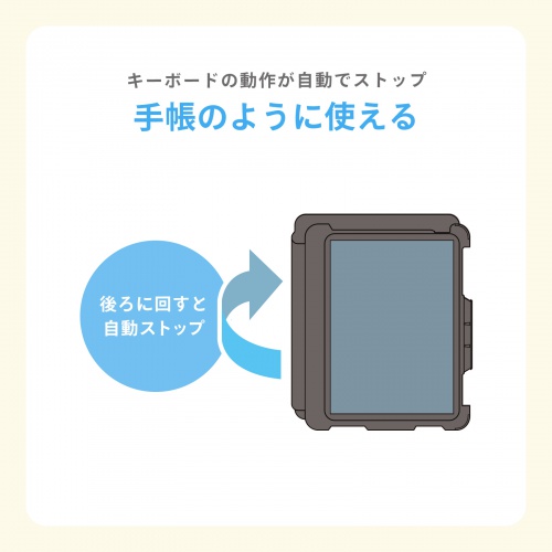 SKB-IP8BK【iPad 第10世代・A16専用ケース付き一体型キーボード（Type