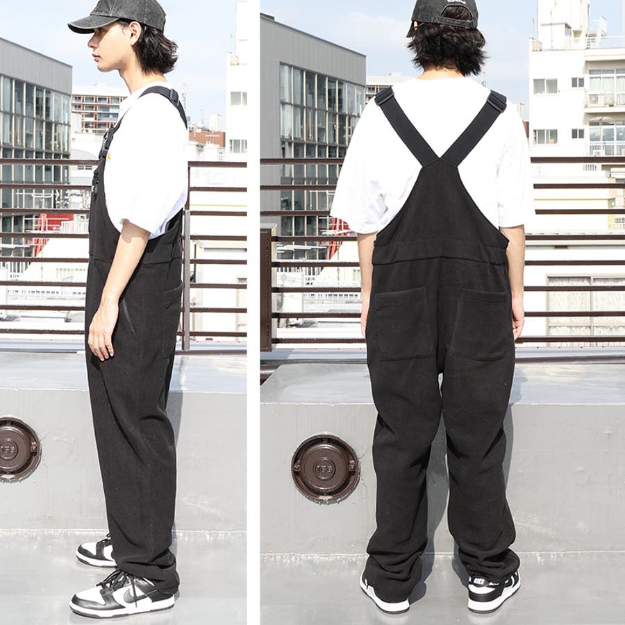 フリースオーバーオール つなぎ メンズ[品番：EH000005665]｜8（eight
