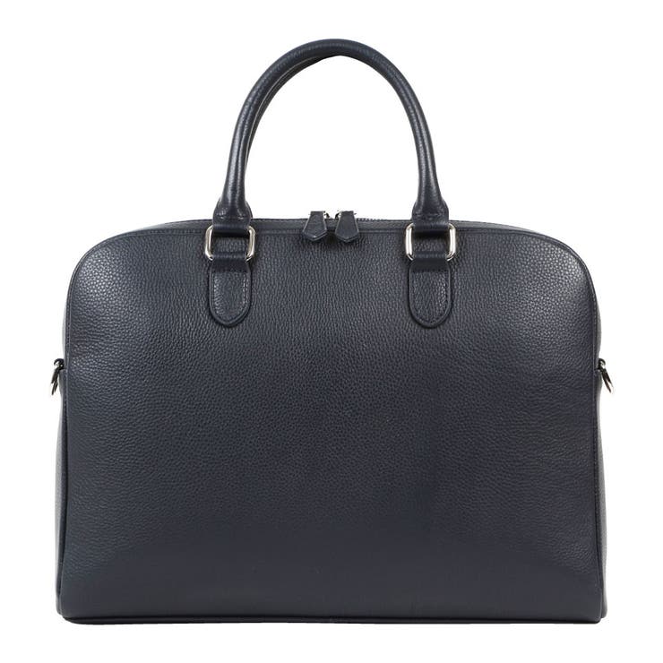 ブリーフケース 薄型 ダブルジッパー シュリンクレザー プレゼント