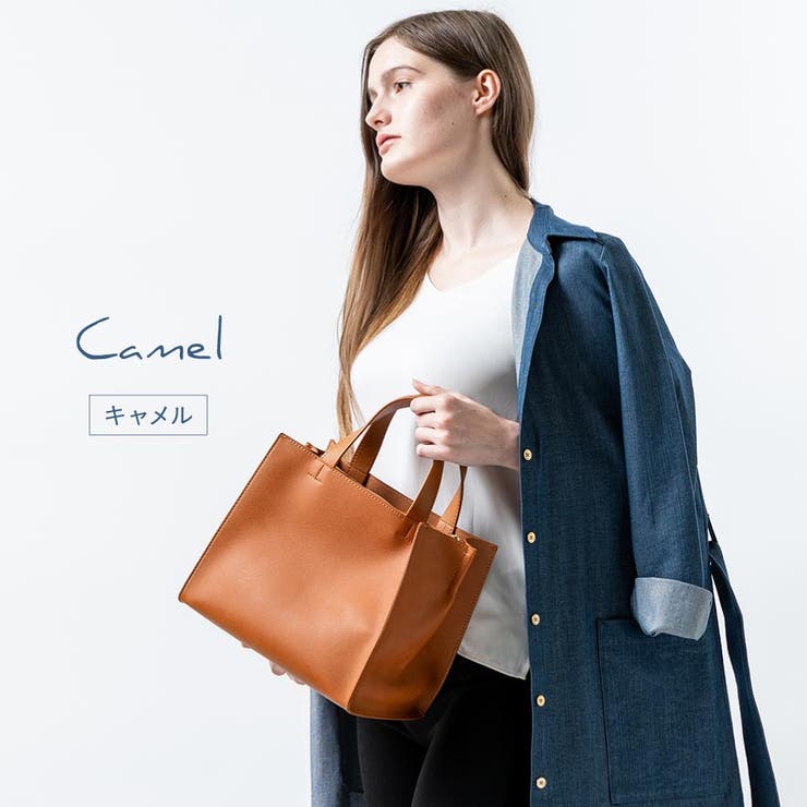 PUレザー スクエア 高見え ミニ トートバッグ[品番：MURB0000013