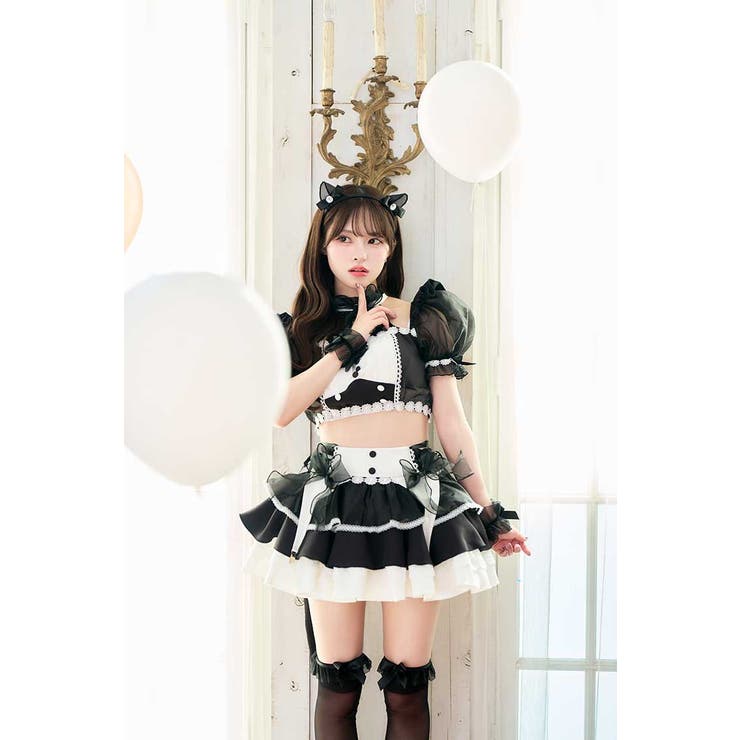 藤咲凪着用】チュールミーセパレートメイドキャット《オリジナル