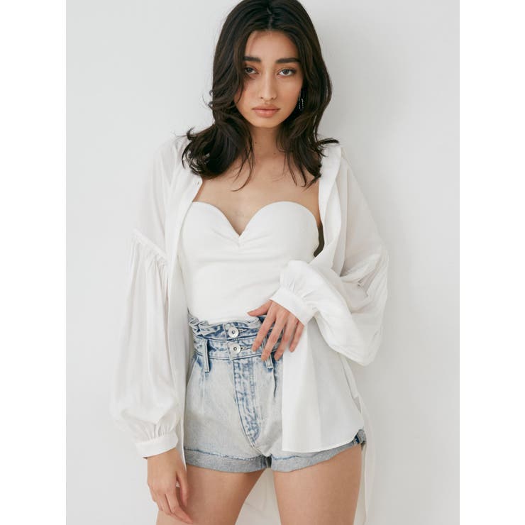 リブベアビスチェ[品番：MKSW0038796]｜GYDA（ジェイダ）のレディース