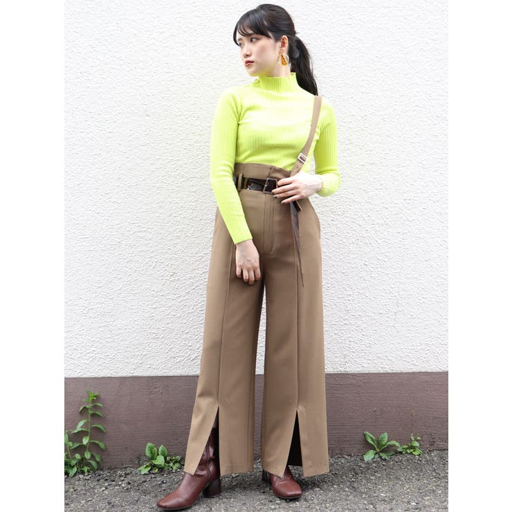 ✿α様❤️11点☘️P1☘MURUA シンプル ガウチョ カジュアルパンツ F