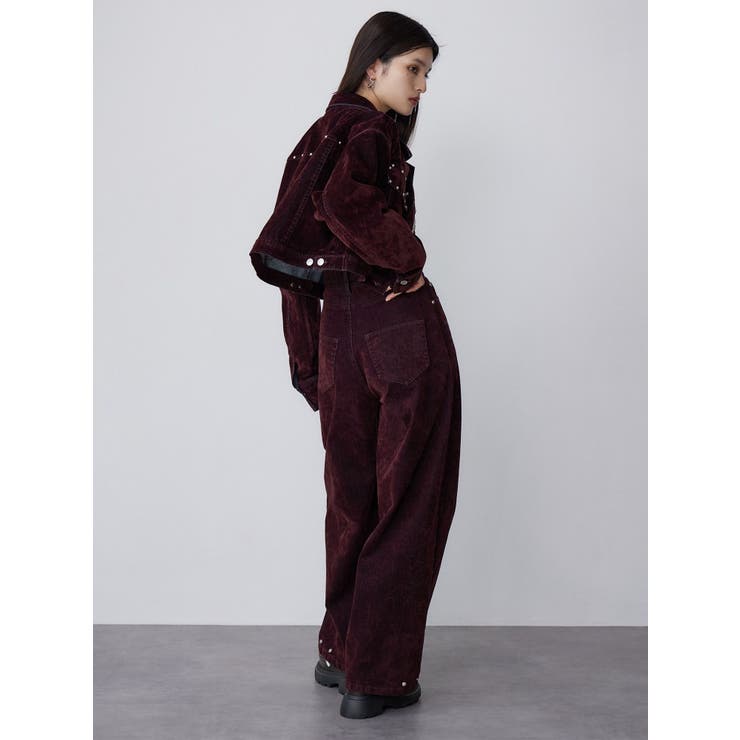 フロッキーデニムジャケット【セット販売対象】[品番：MKSW0065716