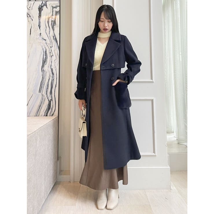 ポケファートレンチコート[品番：MKSW0062042]｜dazzlin（ダズリン）の