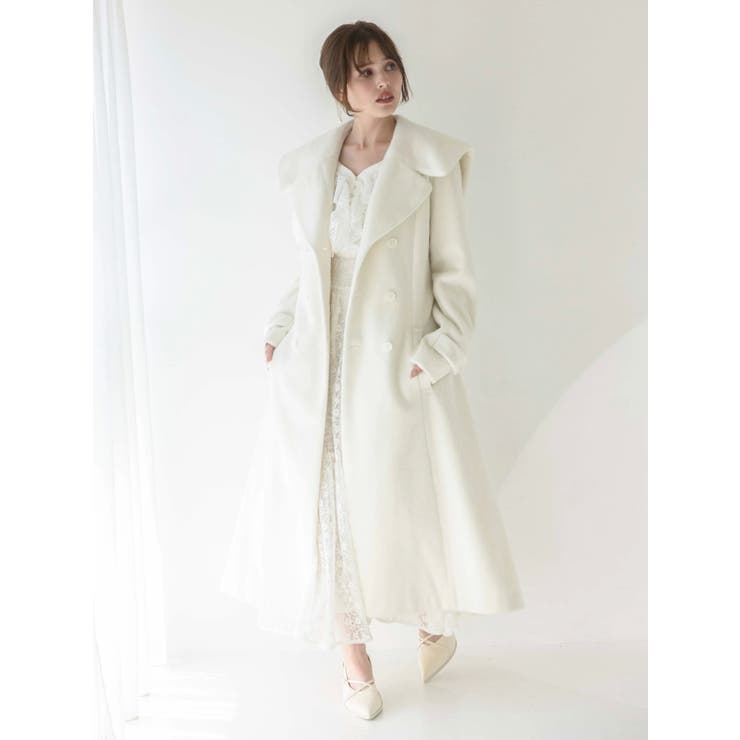 セーラービッグカラーコート[品番：MKSW0067158]｜dazzlin（ダズリン