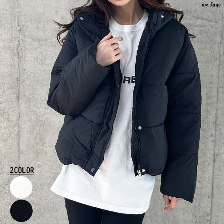 中綿フード付ダウンジャケット[品番：MJNW0003054]｜me Jane（ミー