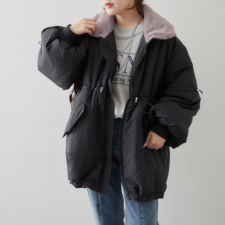 衿ファードロスト中綿ジャケット[品番：NCLW0017020]｜NICE CLAUP