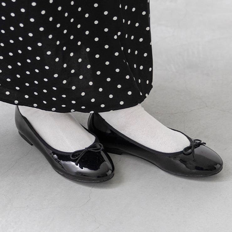 幅広 4E】 バレエシューズ[品番：HSYS0001300]｜welleg（ウェレッグ