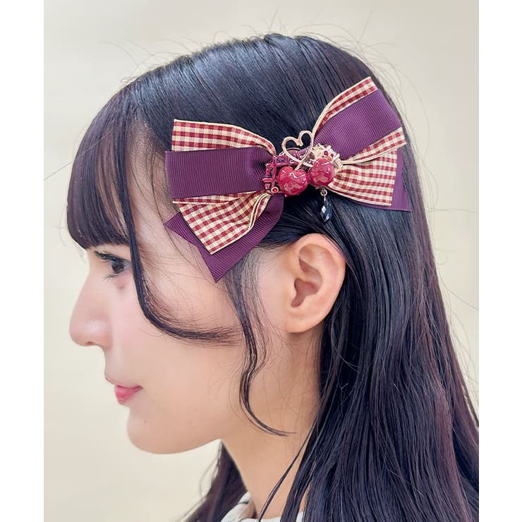 チェリーワッフルマルチリボン[品番：IGAW0005497]｜axes femme