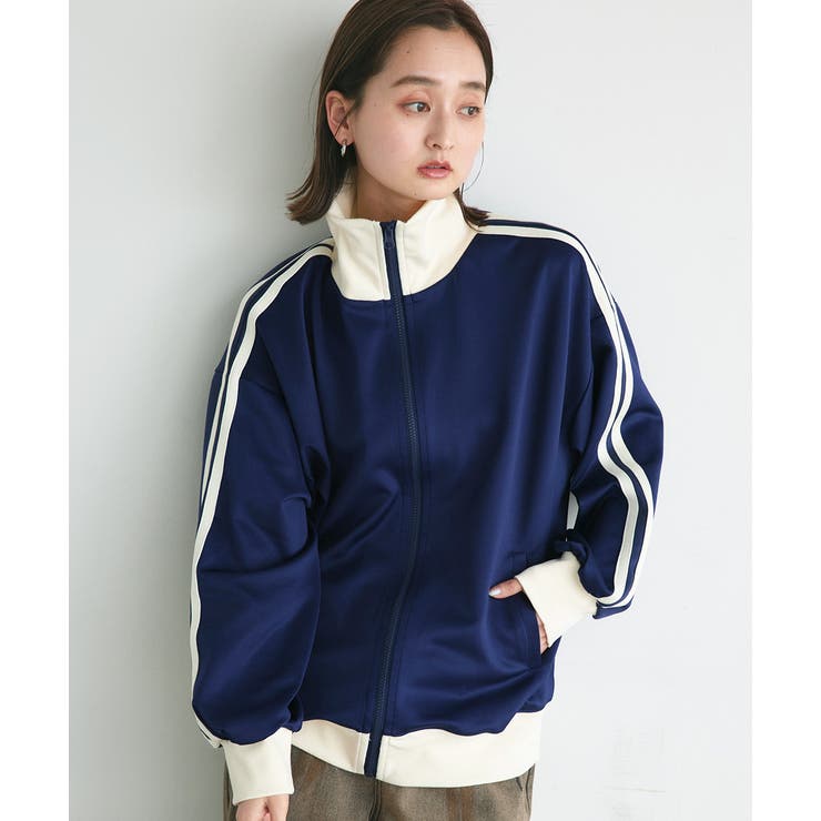 オーバーサイズトラックジャケット[品番：ADEW0004565]｜ad thie