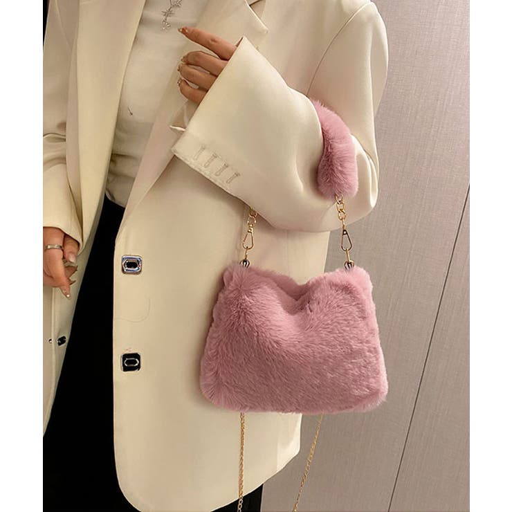 ファーバッグ チェーンショルダーバッグ[品番：AGCW0005268]｜SUNSHINE