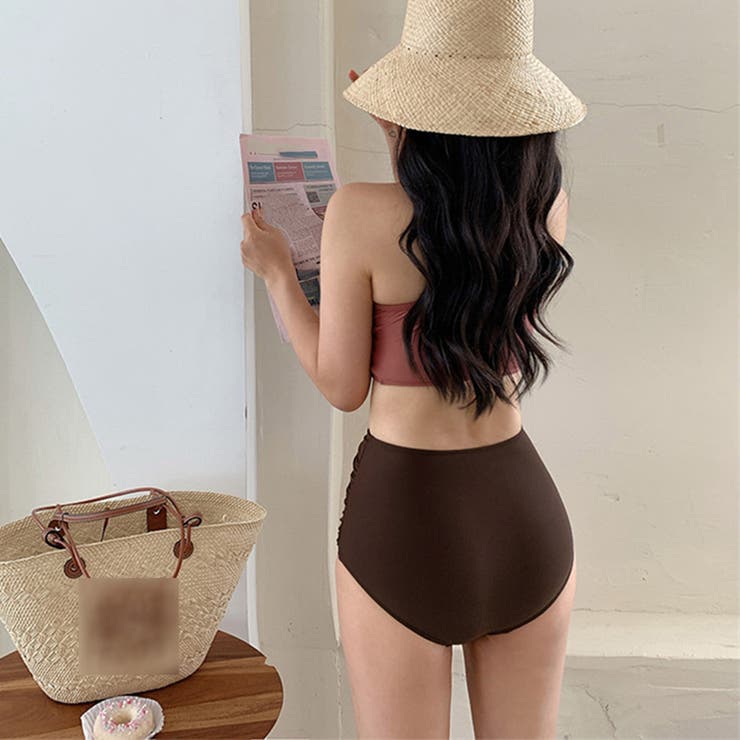 レディースビキニ 水着2点セットセクシー[品番：AGCW0004050