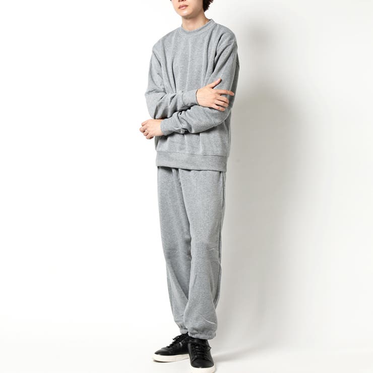 裏起毛 スウェット上下セットアップ メンズ[品番：RQ000009576