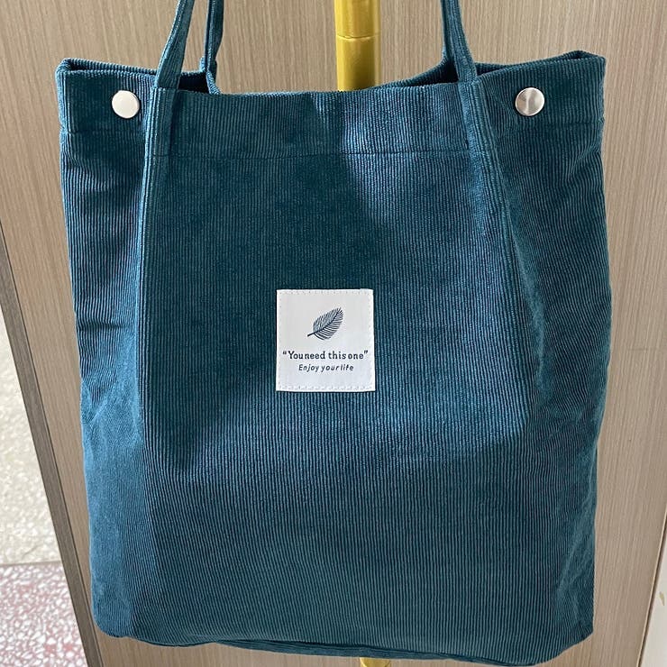 レディースバッグ トートバッグ レディースコーデュロイバッグ[品番