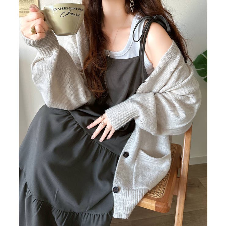 大人ガーリー。2wayティアードキャミワンピース[品番：WZ000005120