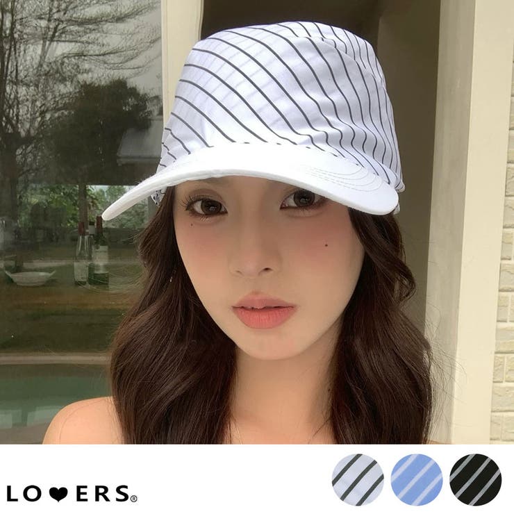 冬新作 ストライプ柄 スカーフキャップライブ参戦[品番：JP000006943