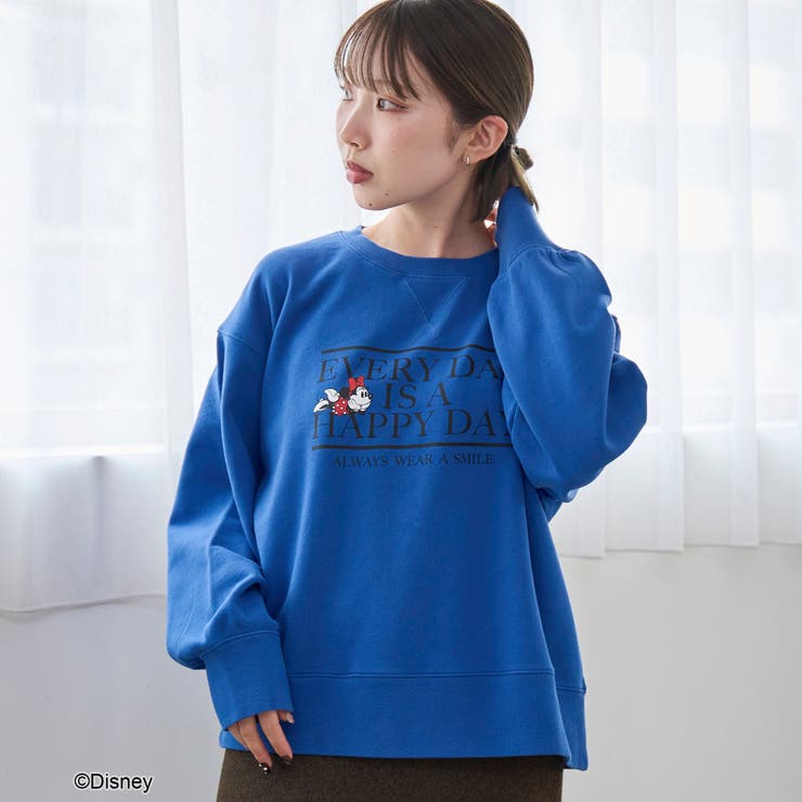 MICKEY（ミッキー）/別注】ショート丈裏毛ロゴスウェット[品番