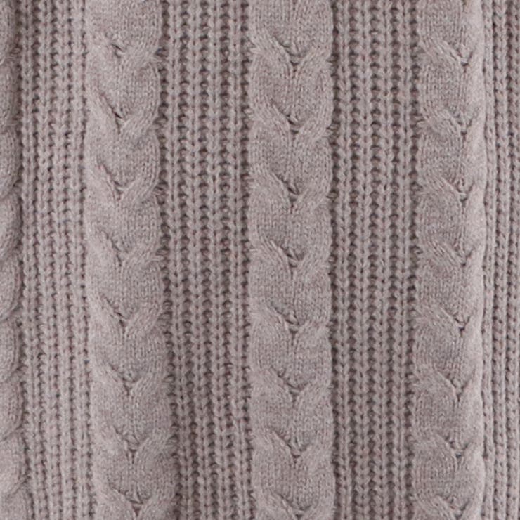 ケーブルニット ガウン カーディガン[品番：LCLW0003019]｜レース