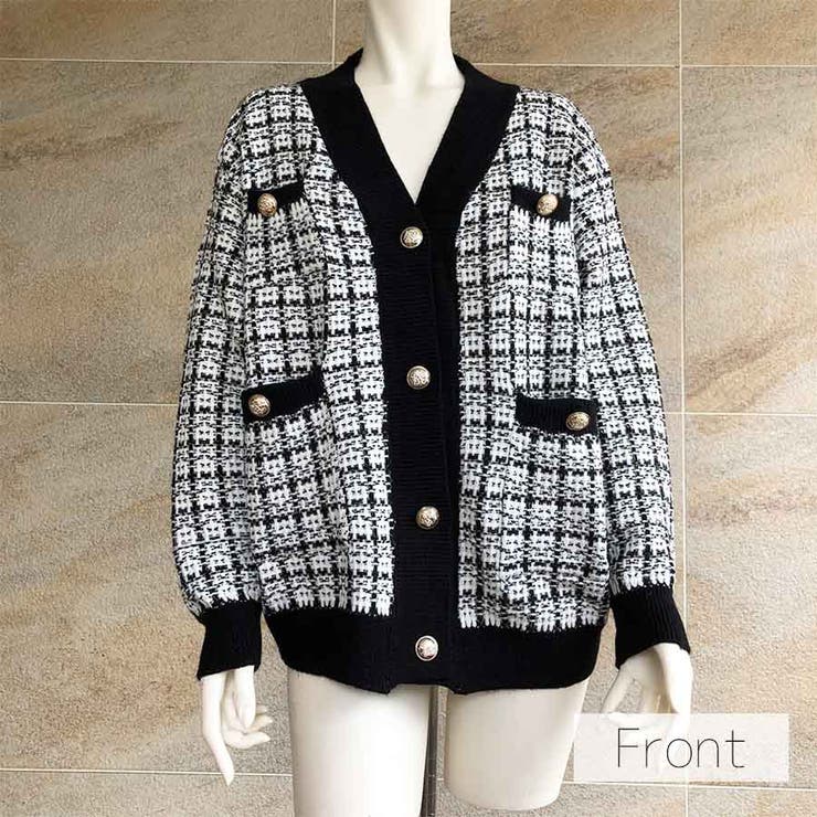 ツイードニットカーディガン 2023 SS[品番：FSBW0000462]｜fashion box