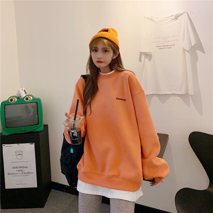 レイヤード裏起毛トレーナー 8899[品番：XB000009306]｜G&L Style