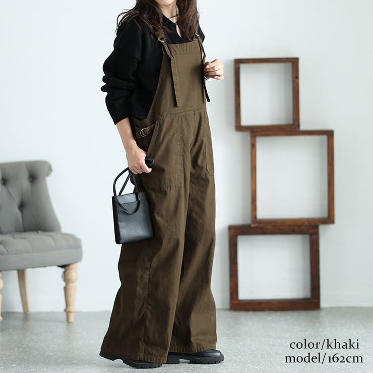 大きいサイズ レディース オールインワン[品番：GJ000020456