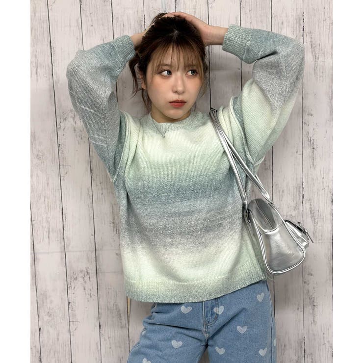 グラデーションニットプルオーバー[品番：GORW0007358]｜GORGE