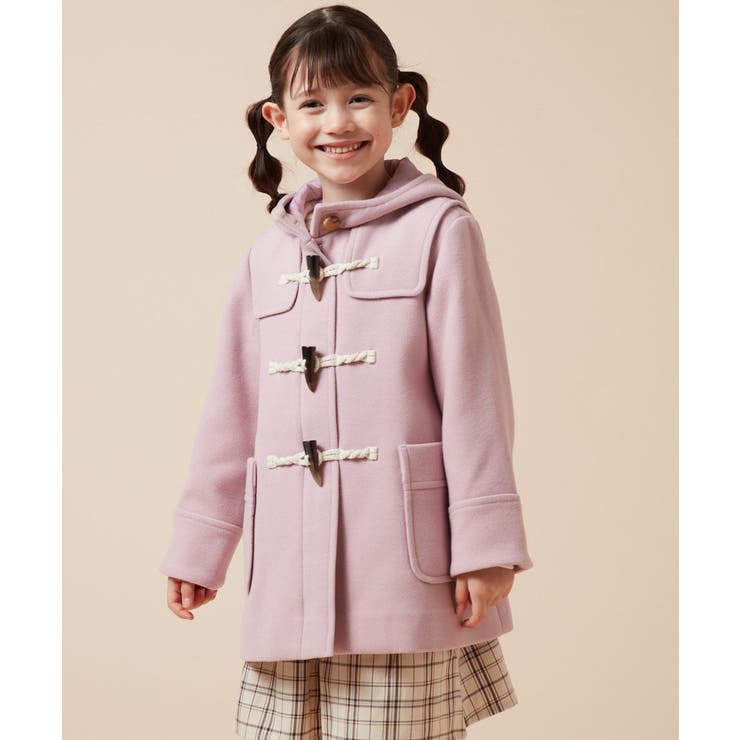 160]【選べる5色展開】ライトフェイクウールダッフルコート[品番