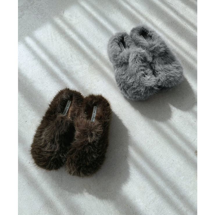 フェイクファーサボサンダル[品番：JLBW0001710]｜Jewelobe