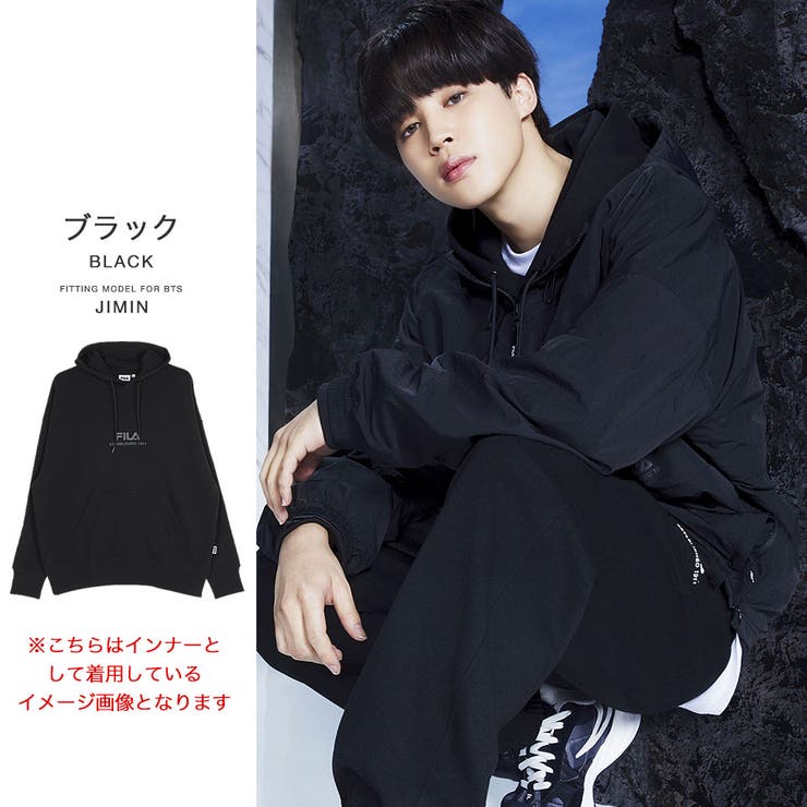 2021 FILA 限定パーカー 「BTS着用モデル」[品番：JG000013015
