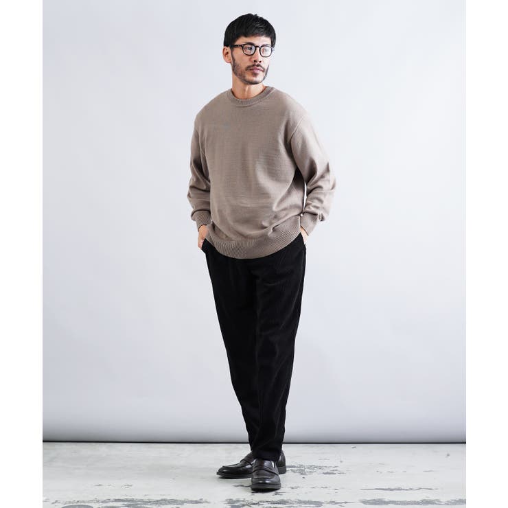 クルーネック ニット セーター[品番：JG000014358]｜JIGGYS SHOP