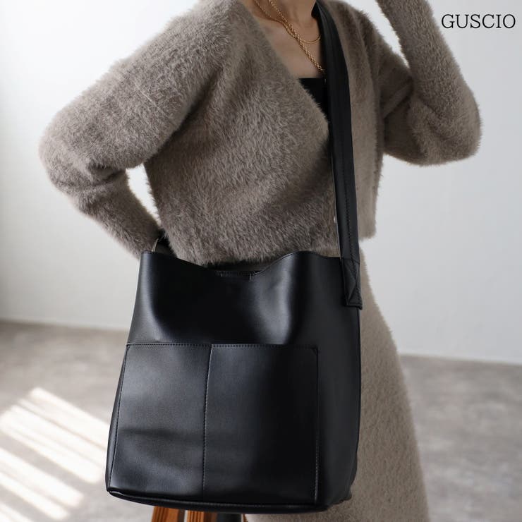 スクエア型ワイドベルトショルダーバッグ 12-1094[品番：KMGB0000316