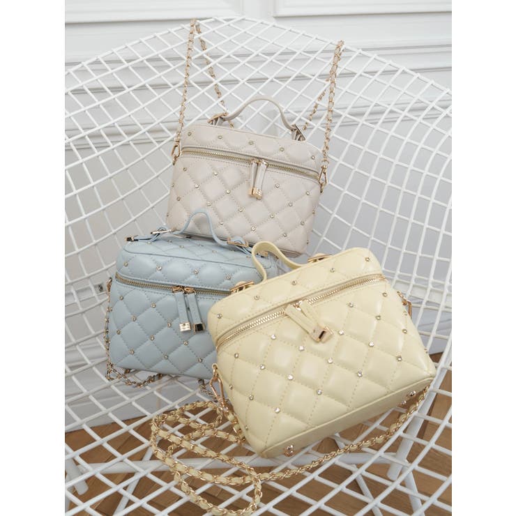 ジュエルバニティバッグ[品番：LINW0002230]｜LIPSERVICE（リップ