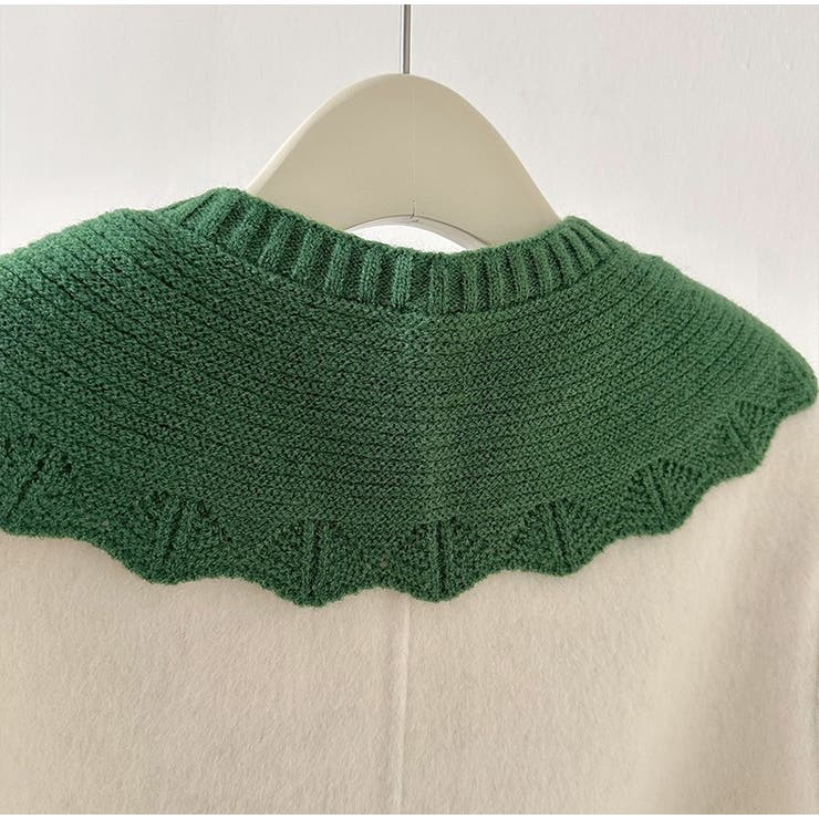 つけ襟 付け襟 ニット[品番：FQ000213542]｜PlusNao（プラスナオ）の