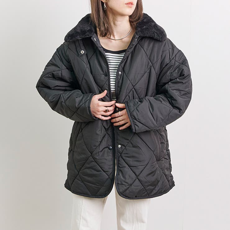 中綿 キルティング ジャケット[品番：SKLW0003197]｜LAPULE （ラピュレ