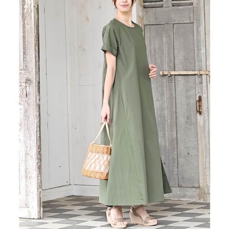 半袖フレアワンピース[品番：RPSW0001579]｜rps（アールピーエス）の