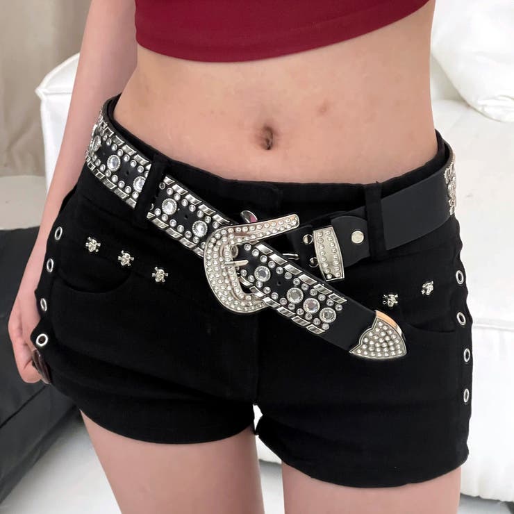 ラインストーンベルト 春 夏[品番：SHNW0011565]｜SHEENA （シーナ）の