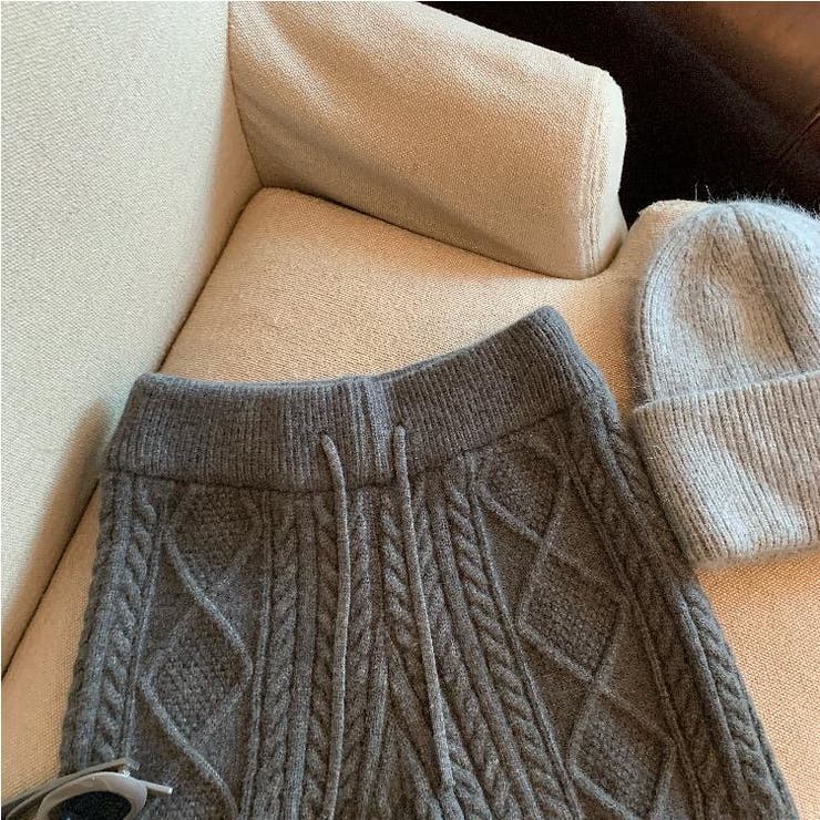 ケーブル編みニットショートパンツ[品番：SHNW0012059]｜LADY LIKE