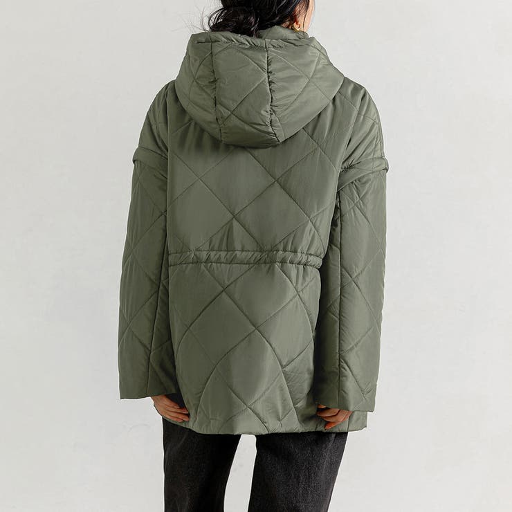 キルティング ジャケット 2way[品番：TY000008648]｜teddyshop