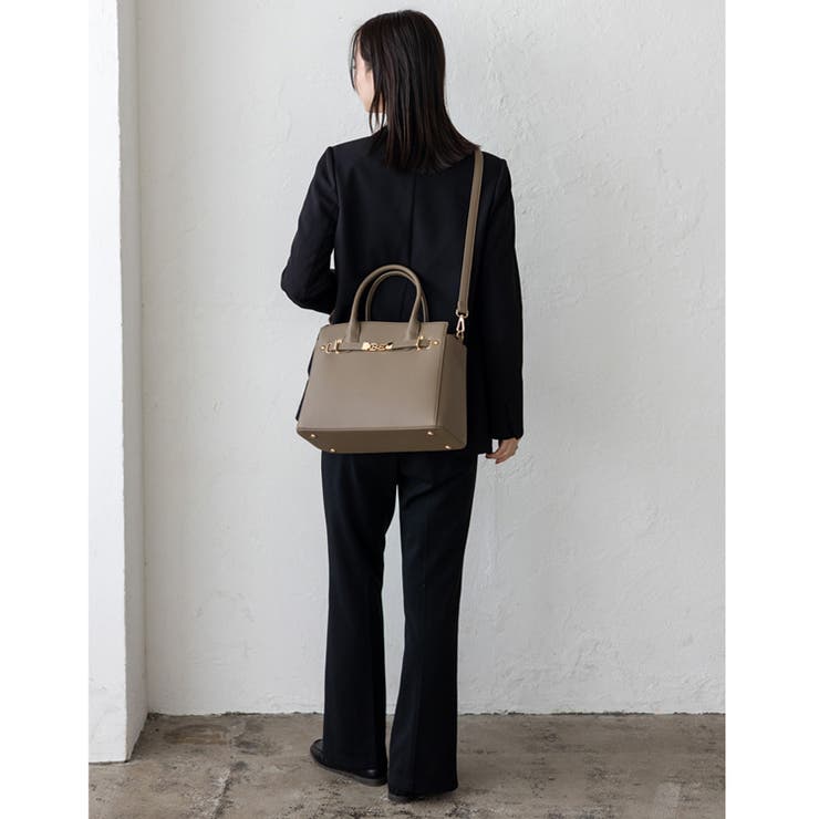 スクエア2wayトートバッグ[品番：VI000001618]｜Vita Felice（ヴィタ