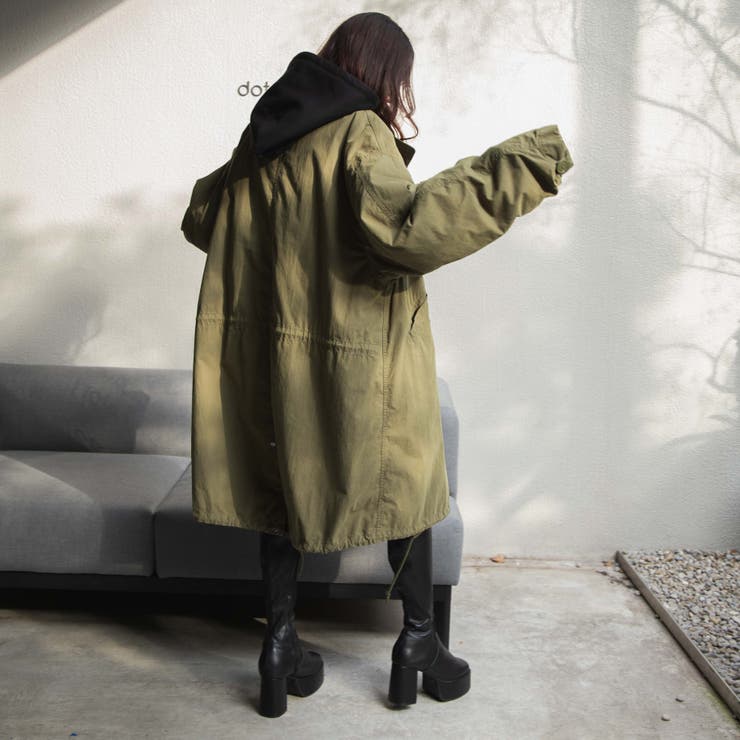 3WAYビッグモッズコート 韓国 韓国ファッション[品番：WG010081865