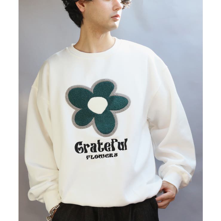 サガラ刺繍 トレーナー メンズ スウェット レディース 裏起毛[品番