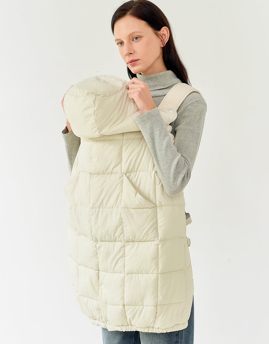 抱っこ紐防寒ケープ クリーム – GOOSEKET.JP