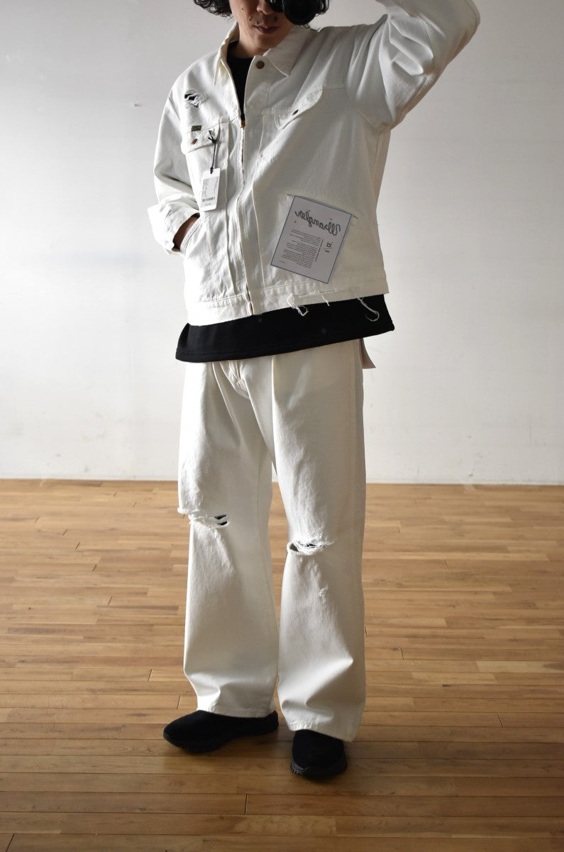 F/CE.」wrangler rebuilding denim pants -white- – 【セレクト