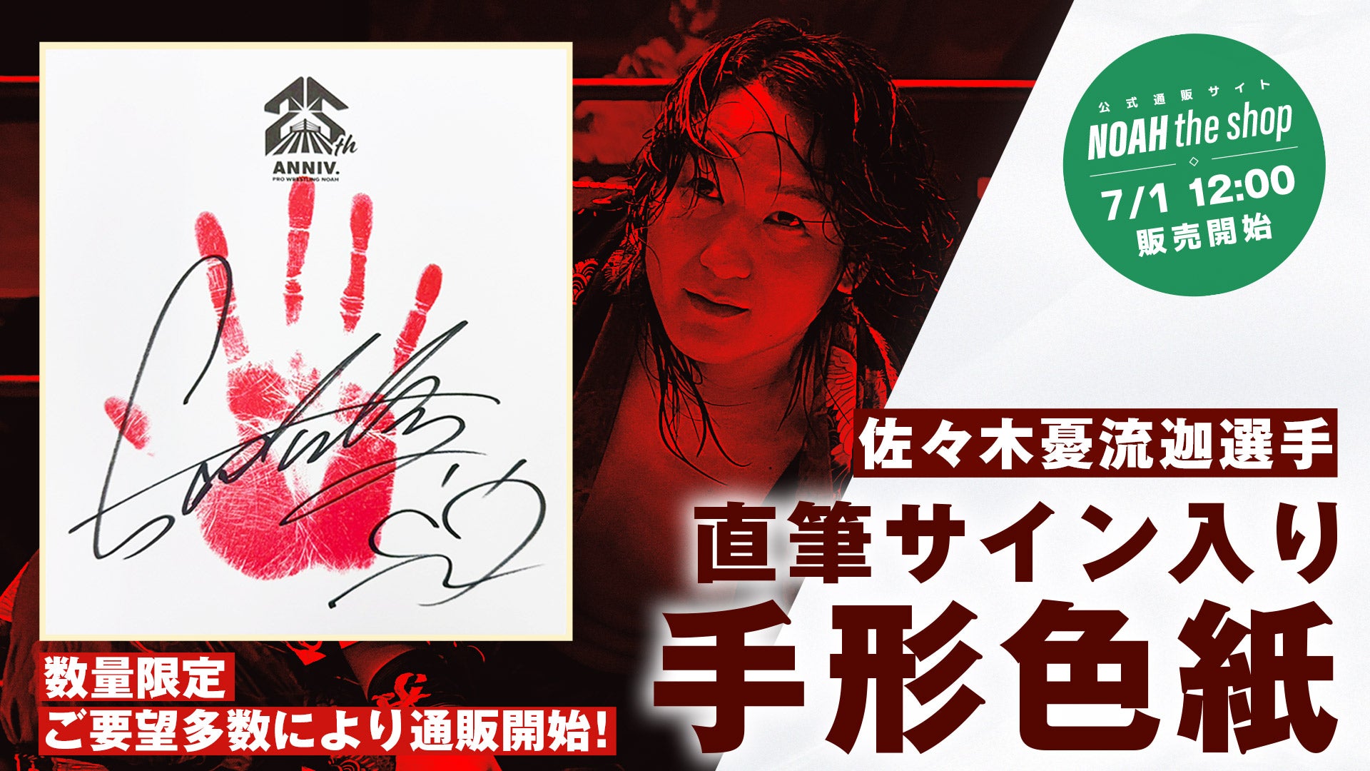ご要望多数により通販実施決定】 選手直筆サイン入り手形色紙 通信販売