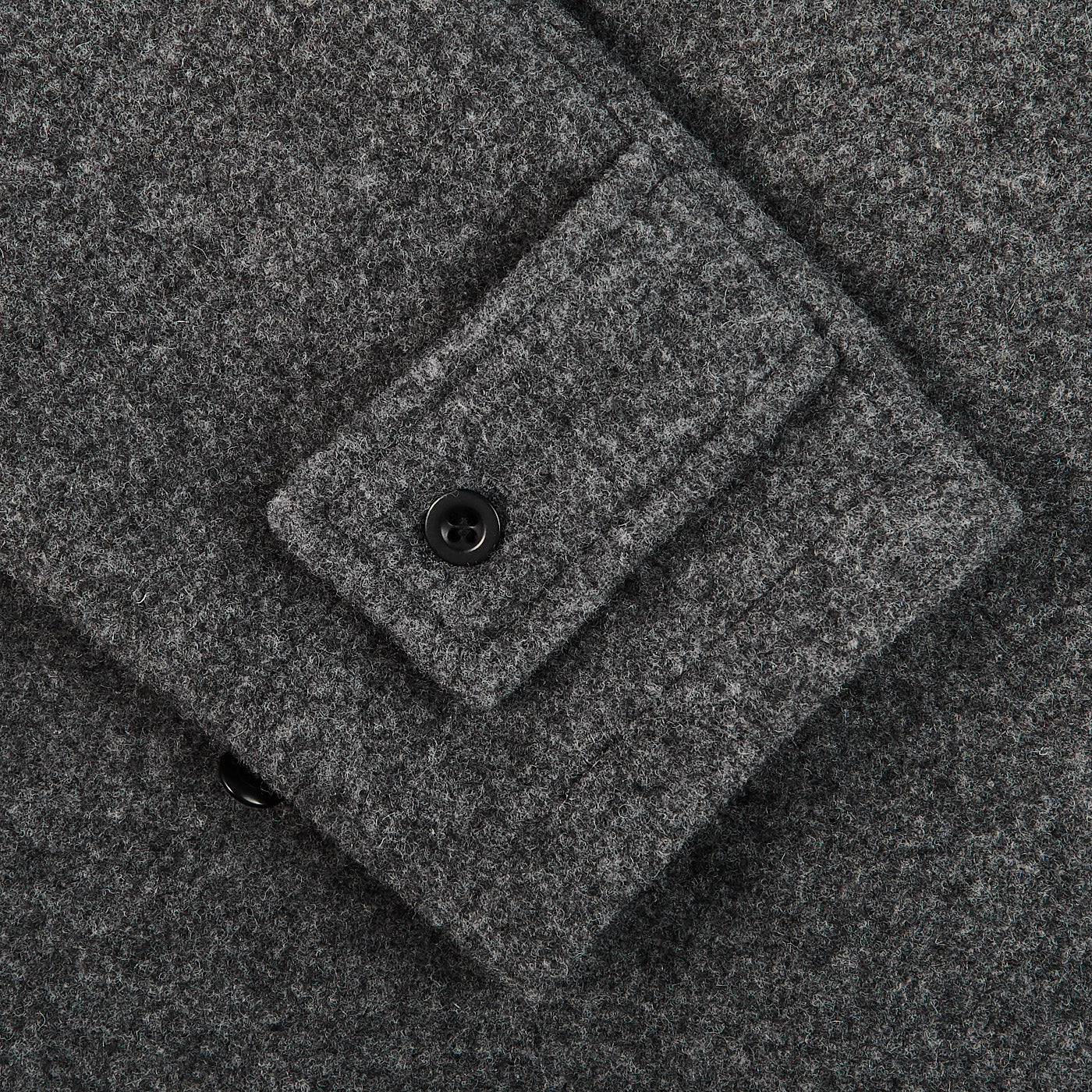 Gloverall | Grey Melange Wool Monty Duffle Coat | Fine Menswear