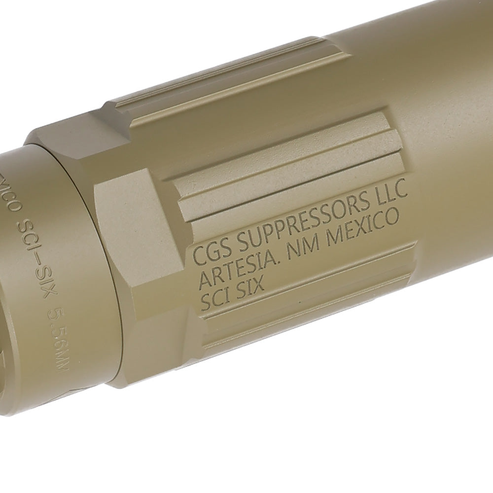5KU 製 】 14mm 逆ネジ対応 SCI-SIX サイレンサー & フラッシュ