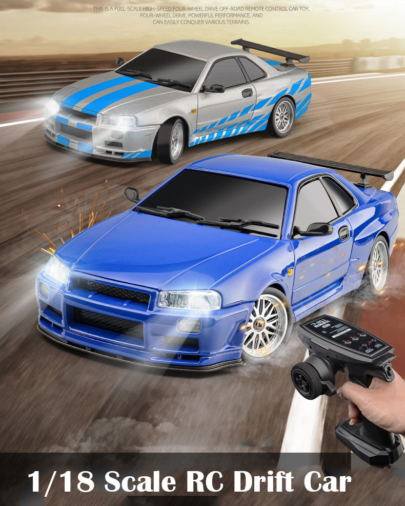 LDRC LD1899 GTR 1/18 Scale High Speed RC Drift Car RTR – rc-wing